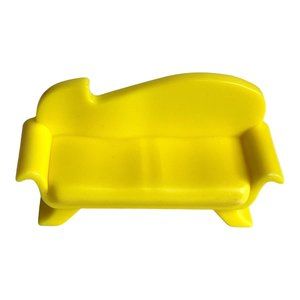 Fisher‎ Price - Sweet Street Dollhouse Furniture / Yellow Sofa